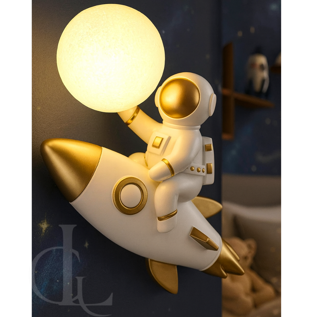 Rocket Astronaut Wall Lamp